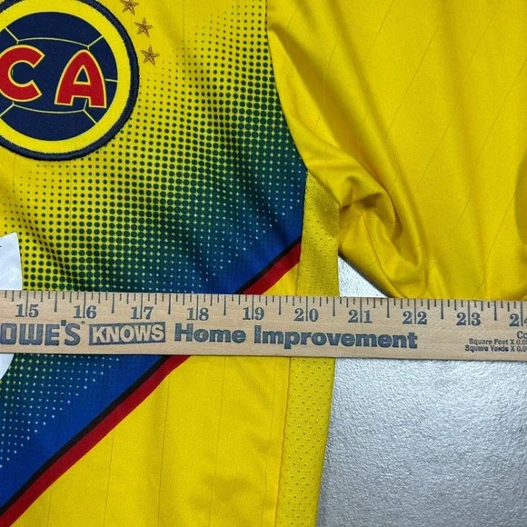 Club America Soccer Jersey Bimbo Yellow‎ Futbol Men's Size Medium - Picture 11 of 14